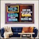 THE EARTH SHALL YIELD HER INCREASE FOR YOU  Inspirational Bible Verses Acrylic Frame  GWAMAZEMENT9895  