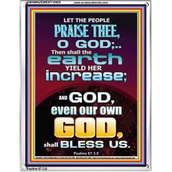 THE EARTH YIELD HER INCREASE  Church Picture  GWAMAZEMENT10005  "24x32"