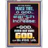 THE EARTH YIELD HER INCREASE  Church Picture  GWAMAZEMENT10005  "24x32"