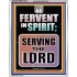 BE FERVENT IN SPIRIT SERVING THE LORD  Unique Scriptural Portrait  GWAMAZEMENT10018  "24x32"