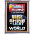TALITHA CUMI ARISE SHINE AS LIGHT IN THE WORLD  Church Portrait  GWAMAZEMENT10031  "24x32"