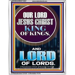 JESUS CHRIST - KING OF KINGS LORD OF LORDS   Bathroom Wall Art  GWAMAZEMENT10047  "24x32"