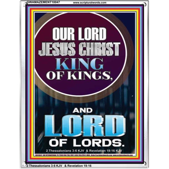 JESUS CHRIST - KING OF KINGS LORD OF LORDS   Bathroom Wall Art  GWAMAZEMENT10047  