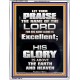 LET THEM PRAISE THE NAME OF THE LORD  Bathroom Wall Art Picture  GWAMAZEMENT10052  