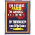 THE HEAVENS SHALL PRAISE THY WONDERS O LORD ALMIGHTY  Christian Quote Picture  GWAMAZEMENT10072  "24x32"