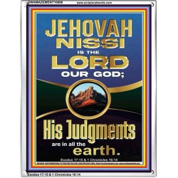 JEHOVAH NISSI IS THE LORD OUR GOD  Christian Paintings  GWAMAZEMENT10696  "24x32"