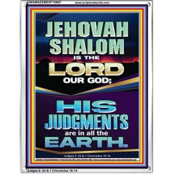 JEHOVAH SHALOM IS THE LORD OUR GOD  Christian Paintings  GWAMAZEMENT10697  "24x32"