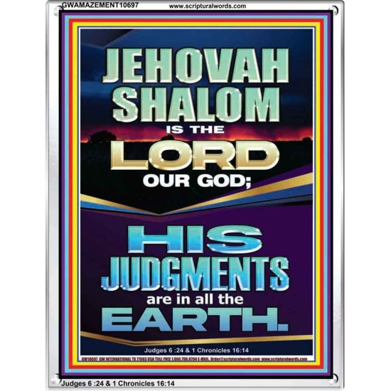 JEHOVAH SHALOM IS THE LORD OUR GOD  Christian Paintings  GWAMAZEMENT10697  