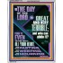 THE GREAT DAY OF THE LORD  Sciptural Décor  GWAMAZEMENT11772  "24x32"