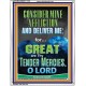 CONSIDER MINE AFFLICTION O LORD MY GOD  Christian Quote Portrait  GWAMAZEMENT11782  