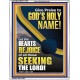 GIVE PRAISE TO GOD'S HOLY NAME  Bible Verse Portrait  GWAMAZEMENT11809  