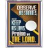 OBSERVE HIS STATUTES AND KEEP ALL HIS LAWS  Wall & Art Décor  GWAMAZEMENT11812  "24x32"