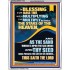 IN BLESSING I WILL BLESS THEE  Modern Wall Art  GWAMAZEMENT11816  "24x32"