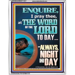 STUDY THE WORD OF THE LORD DAY AND NIGHT  Large Wall Accents & Wall Portrait  GWAMAZEMENT11817  "24x32"