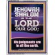 JEHOVAH SHALOM HIS JUDGEMENT ARE IN ALL THE EARTH  Custom Art Work  GWAMAZEMENT11842  