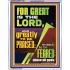 THE LORD IS GREATLY TO BE PRAISED  Custom Inspiration Scriptural Art Portrait  GWAMAZEMENT11847  "24x32"
