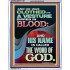 CLOTHED WITH A VESTURE DIPED IN BLOOD AND HIS NAME IS CALLED THE WORD OF GOD  Inspirational Bible Verse Portrait  GWAMAZEMENT11867  "24x32"