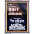 I WILL EAGERLY OBEY YOUR COMMANDS O LORD MY GOD  Printable Bible Verses to Portrait  GWAMAZEMENT11874  "24x32"