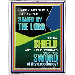 O PEOPLE SAVED BY THE LORD  Printable Bible Verse to Portrait  GWAMAZEMENT11876  "24x32"