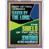 O PEOPLE SAVED BY THE LORD  Printable Bible Verse to Portrait  GWAMAZEMENT11876  "24x32"