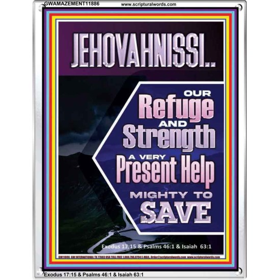 JEHOVAH NISSI A VERY PRESENT HELP  Eternal Power Picture  GWAMAZEMENT11886  