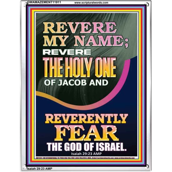 REVERE MY NAME THE HOLY ONE OF JACOB  Ultimate Power Picture  GWAMAZEMENT11911  