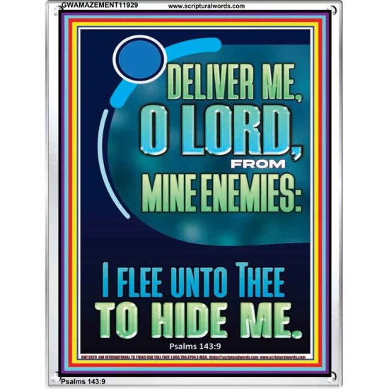O LORD I FLEE UNTO THEE TO HIDE ME  Ultimate Power Portrait  GWAMAZEMENT11929  