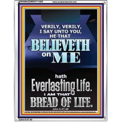 I AM THAT BREAD OF LIFE  Unique Power Bible Portrait  GWAMAZEMENT11955  "24x32"