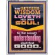 HE THAT GETTETH WISDOM LOVETH HIS OWN SOUL  Eternal Power Portrait  GWAMAZEMENT11958  