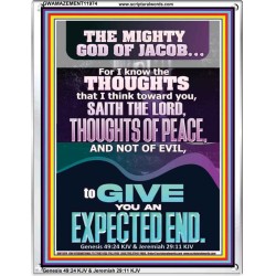 THOUGHTS OF PEACE AND NOT OF EVIL  Scriptural Décor  GWAMAZEMENT11974  "24x32"