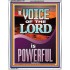 THE VOICE OF THE LORD IS POWERFUL  Scriptures Décor Wall Art  GWAMAZEMENT11977  "24x32"