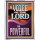THE VOICE OF THE LORD IS POWERFUL  Scriptures Décor Wall Art  GWAMAZEMENT11977  