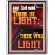 LET THERE BE LIGHT AND THERE WAS LIGHT  Christian Quote Portrait  GWAMAZEMENT11998  