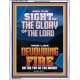 THE SIGHT OF THE GLORY OF THE LORD WAS LIKE DEVOURING FIRE  Christian Paintings  GWAMAZEMENT12000  