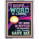 I HOPE IN THY WORD O LORD  Scriptural Portrait Portrait  GWAMAZEMENT12207  