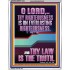THY LAW IS THE TRUTH O LORD  Religious Wall Art   GWAMAZEMENT12213  "24x32"