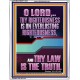 THY LAW IS THE TRUTH O LORD  Religious Wall Art   GWAMAZEMENT12213  
