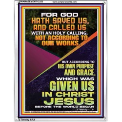 AN HOLY CALLING NOT ACCORDING TO OUR WORKS  Biblical Paintings  GWAMAZEMENT12253  "24x32"