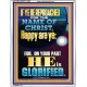 IF YE BE REPROACHED FOR THE NAME OF CHRIST HAPPY ARE YE  Contemporary Christian Wall Art  GWAMAZEMENT12260  