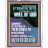 LET THEM THAT SUFFER ACCORDING TO THE WILL OF GOD  Christian Quotes Portrait  GWAMAZEMENT12265  "24x32"