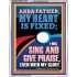I WILL SING AND GIVE PRAISE EVEN WITH MY GLORY  Christian Paintings  GWAMAZEMENT12270  "24x32"