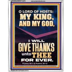 LORD OF HOSTS MY KING AND MY GOD  Christian Art Portrait  GWAMAZEMENT12279  "24x32"