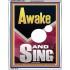 AWAKE AND SING  Bible Verse Portrait  GWAMAZEMENT12293  "24x32"
