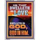 HE THAT DWELLETH IN LOVE DWELLETH IN GOD  Wall Décor  GWAMAZEMENT12300  