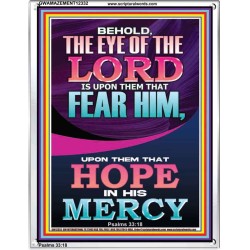 THEY THAT HOPE IN HIS MERCY  Unique Scriptural ArtWork  GWAMAZEMENT12332  "24x32"