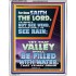 YOUR VALLEY SHALL BE FILLED WITH WATER  Custom Inspiration Bible Verse Portrait  GWAMAZEMENT12343  "24x32"