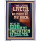 BLESSED BE MY ROCK GOD OF MY SALVATION  Bible Verse for Home Portrait  GWAMAZEMENT12353  