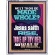 RISE TAKE UP THY BED AND WALK  Bible Verse Portrait Art  GWAMAZEMENT12383  