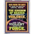 THE KINGDOM OF HEAVEN SUFFERETH VIOLENCE AND THE VIOLENT TAKE IT BY FORCE  Bible Verse Wall Art  GWAMAZEMENT12389  "24x32"