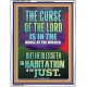 THE LORD BLESSED THE HABITATION OF THE JUST  Large Scriptural Wall Art  GWAMAZEMENT12399  